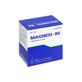 Thuốc Magnesi - B6 Imexpharm trị thiếu magnesi riêng biệt hay kết hợp (10 vỉ x 10 viên)