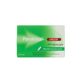 Thuốc Paralmax Cảm Cúm giảm đau, hạ sốt ( 15 vỉ × 12 viên)