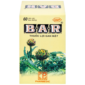 Thuốc lợi gan mật Bar hỗ trợ điều trị các bệnh về gan (Hộp 60 viên)
