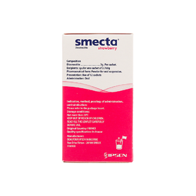 Thuốc bột pha hỗn dịch uống Smecta Ipsen hương dâu điều trị tiêu chảy (12 gói x 10g)
