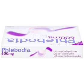 Viên nén Phlebodia 600mg Innothera điều trị trĩ cấp tính, suy tuần hoàn (2 vỉ x 15 viên)