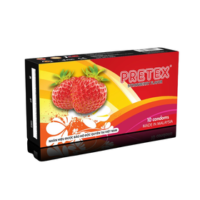 Bao cao su Pretex Strawberry Flavor (10 cái)
