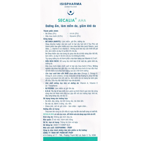 Kem Isis Pharma Secalia AHA dưỡng ẩm, làm mềm da, giảm khô da (75ml)