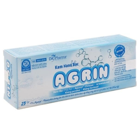 Kem Nano Bạc Agrin hỗ trợ giảm ngứa, mẩn đỏ, làm dịu da, viêm da, hăm da (25g)