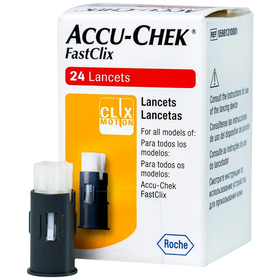 Kim lấy máu thử đường huyết Accu-Chek FastClik (24 kim)