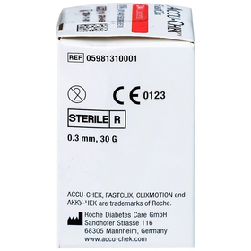 Kim lấy máu thử đường huyết Accu-Chek FastClik (24 kim)