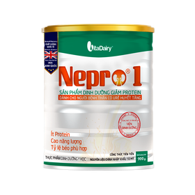 Sản phẩm dinh dưỡng giảm protein Nepro 1 (hộp 900 gram )