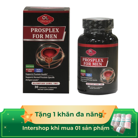 Viên uống Prosplex For Men hỗ trợ tiền liệt tuyến (30 viên)