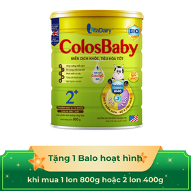 Sữa bột ColosBaby Bio Gold 2+ dành cho bé từ 2 tuổi (800g)