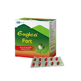 Thuốc Eugica Fort DHG hỗ trợ điều trị ho, đau họng, sổ mũi