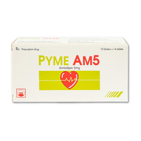 Thuốc Pyme-Am5 điều trị tăng huyết áp (10 vỉ x 14 viên)