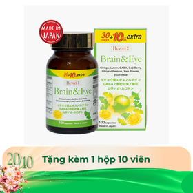 Thực phẩm bảo vệ sức khỏe Bewel Brain & Eye (100 viên)