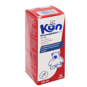 Syrup Kan Imunoglukan P4H Pleuran hỗ trợ tăng cường đề kháng ở trẻ em (120ml)