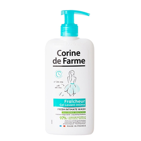 Gel làm sạch và khử mùi vùng kín Corine De Farme Intimate Gel Fresh