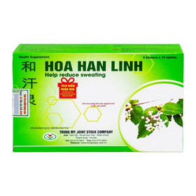 Viên uống Hòa Hãn Linh hỗ trợ làm giảm chứng ra mồ hôi nhiều (3 vỉ x 10 viên)