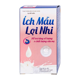 Viên uống Ích Mẫu Lợi Nhi IMC hỗ trợ tăng tiết sữa, tăng lượng sữa mẹ (60 viên)