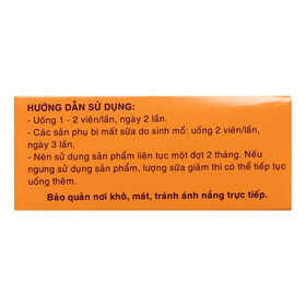 Viên uống Mekolactagil hỗ trợ tăng tiết sữa hộp 20 viên
