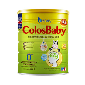 Sữa Colosbaby Gold 0+ bổ sung kháng thể cho bé từ 0 – 12 tháng (800g)