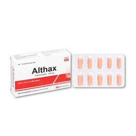 Thuốc Althax 120mg Mediplantex hỗ trợ điều trị viêm mũi dị ứng, nhiễm khuẩn hô hấp (3 vỉ x 10 viên)