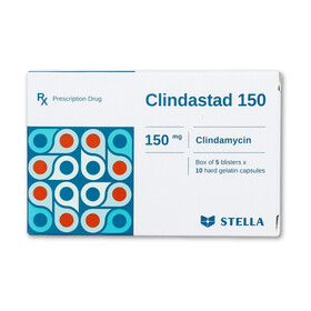 Thuốc Clindastad 150 Stella điều trị nhiễm khuẩn (5 vỉ x 10 viên)