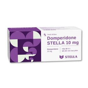 Thuốc Domperidone 10 Stella điều trị triệu chứng nôn và buồn nôn (10 vỉ x 10 viên)