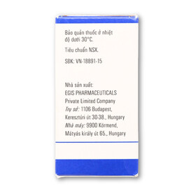 Thuốc Egilok 50mg Egis Pharma điều trị tăng huyết áp, đau thắt ngực (60 viên)