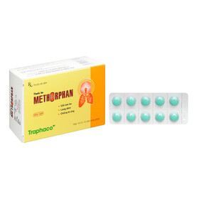 Thuốc ho Methorphan Traphaco cắt cơn ho, điều trị long đờm, chống dị ứng (2 vỉ x 10 viên)