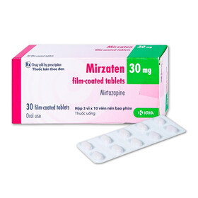 Thuốc Mirzaten 30mg điều trị trầm cảm (3 vỉ x 10 viên)