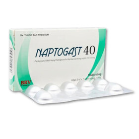 Thuốc NAPTOGAST 40 trị trào ngược dạ dày, thực quản (30 viên)