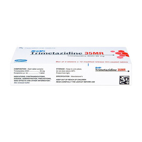 Thuốc Savi Trimetazidine 35MR điều trị đau thắt ngực (3 vỉ x 10 viên)