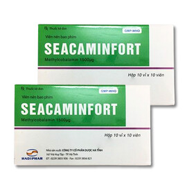 Thuốc Seacaminfort Hadiphar điều trị các bệnh lý thần kinh ngoại biên (10 vỉ x 10 viên)