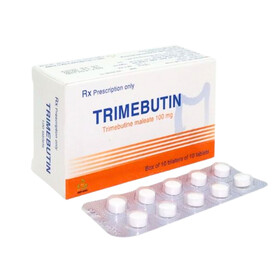 Thuốc Trimebutin TV.Pharm 100mg trị các chứng rối loạn chức năng tiêu hóa (10 vỉ x 10 viên)