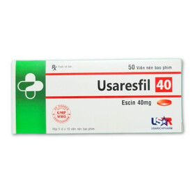 Usaresfil 40 - Thuốc điều trị viêm tĩnh mạch, phù nề