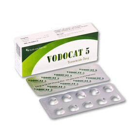 Thuốc Vodocat 5mg trị tăng huyết áp và phù nề (3 vỉ x 10 viên)