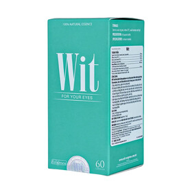 Viên nang WIT For Your Eyes Ecogreen tăng cường thị lực, giảm mờ và nhòe mắt (60 viên)