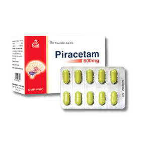 Viên nén Piracetam 800mg TV. Pharm điều trị triệu chứng chóng mặt