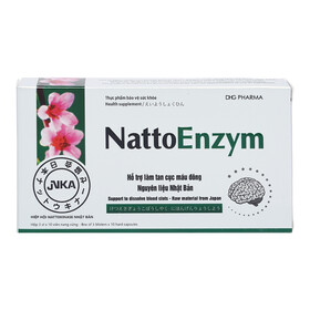 Viên uống NattoEnzym DHG hỗ trợ hoạt huyết, tăng tuần hoàn máu (30 viên)