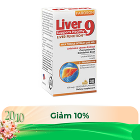 Thực phẩm bảo vệ sức khỏe Faroson Liver 9 (30 viên)