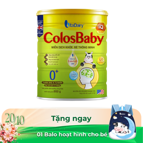 Sữa Colosbaby Gold 0+ bổ sung kháng thể cho bé từ 0 – 12 tháng (800g)