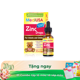 Thực phẩm bảo vệ sức khỏe MediUSA Zinc Drops (30ml)