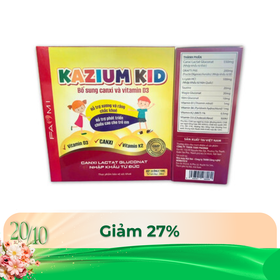 Ống Uống Bổ Sung Canxi Kazium Kid (Hộp 20 Ống)