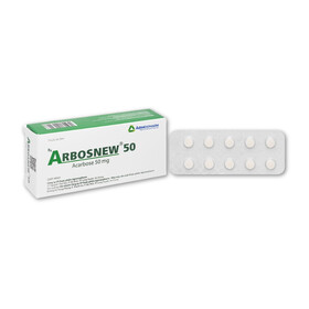 Arbosnew 50 trị đái tháo đường tuýp 2 (3 vỉ x 10 viên)