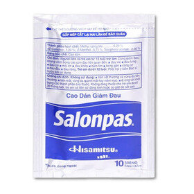 Cao dán Salonpas giảm đau, kháng viêm (gói x 10 miếng)