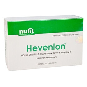 Thực phẩm bảo vệ sức khỏe HEVENLON hỗ trợ suy giãn tĩnh mạch (30 viên)
