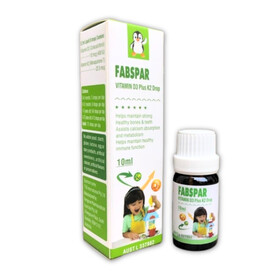 Siro Fabspar Vitamin D3 Plus K2 Drop (10ml)
