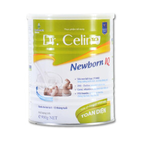 Sữa Dr. Celine Newborn IQ giúp tăng cường hệ miễn dịch, tăng sức đề kháng cho bé từ 0 đến 12 tháng tuổi (900g)