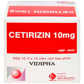 Thuốc Cetirizine 10mg