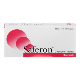 Viên nhai Saferon Glenmark