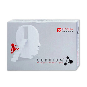 Viên uống Cebrium Ever Pharma hỗ trợ tăng khả năng tập trung, cải thiện trí nhớ (3 vỉ x 10 viên)