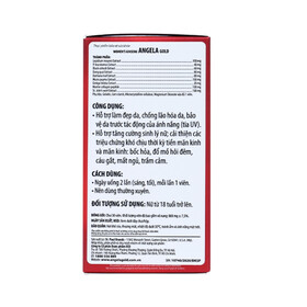 Viên uống sâm Angela Gold Ecogreen làn da căng sáng, tăng cường sinh lý nữ (30 viên)